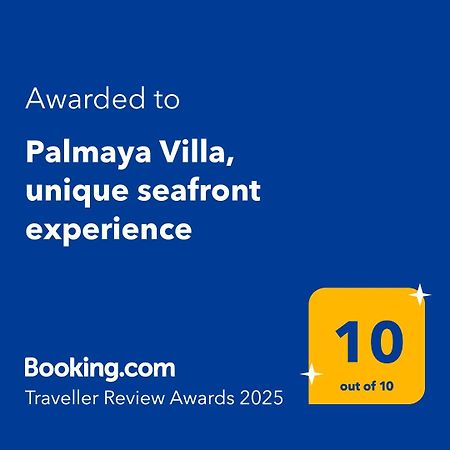 Palmaya Villa, Unique Seafront Experience Vagia  Dış mekan fotoğraf