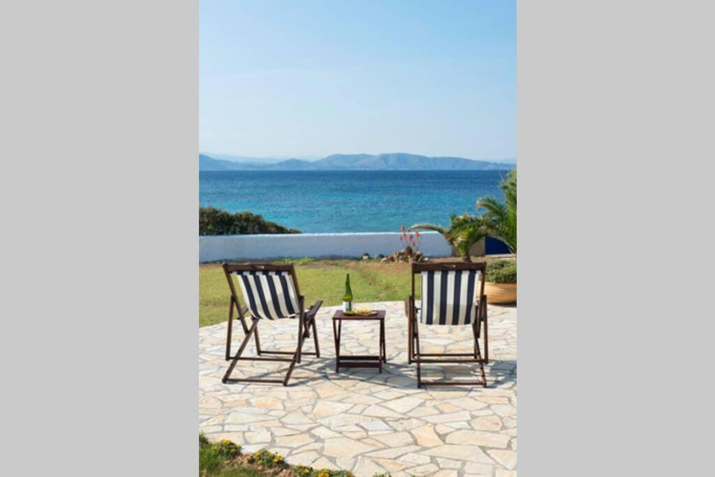 Palmaya Villa, Unique Seafront Experience Vagia  Dış mekan fotoğraf