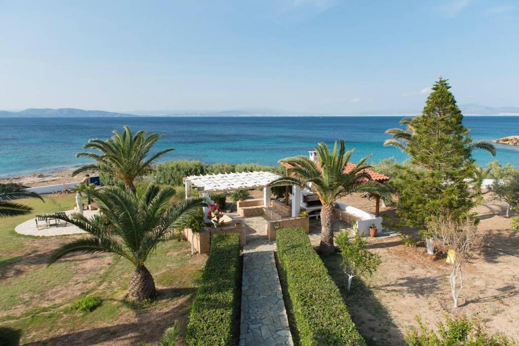 Palmaya Villa, Unique Seafront Experience Vagia  Dış mekan fotoğraf